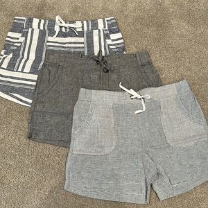 Athleta brand linen shorts sz 14
